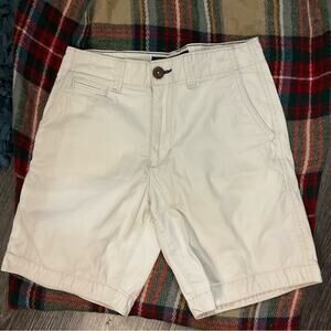 American Eagle Outfitters Prep Bermuda Shorts 26 Light Khaki Casual Vacation